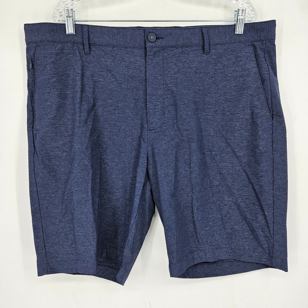 Tommy Bahama Shorts Mens 40 Chino Chip Shot IslandZone Blue Performance Preppy
